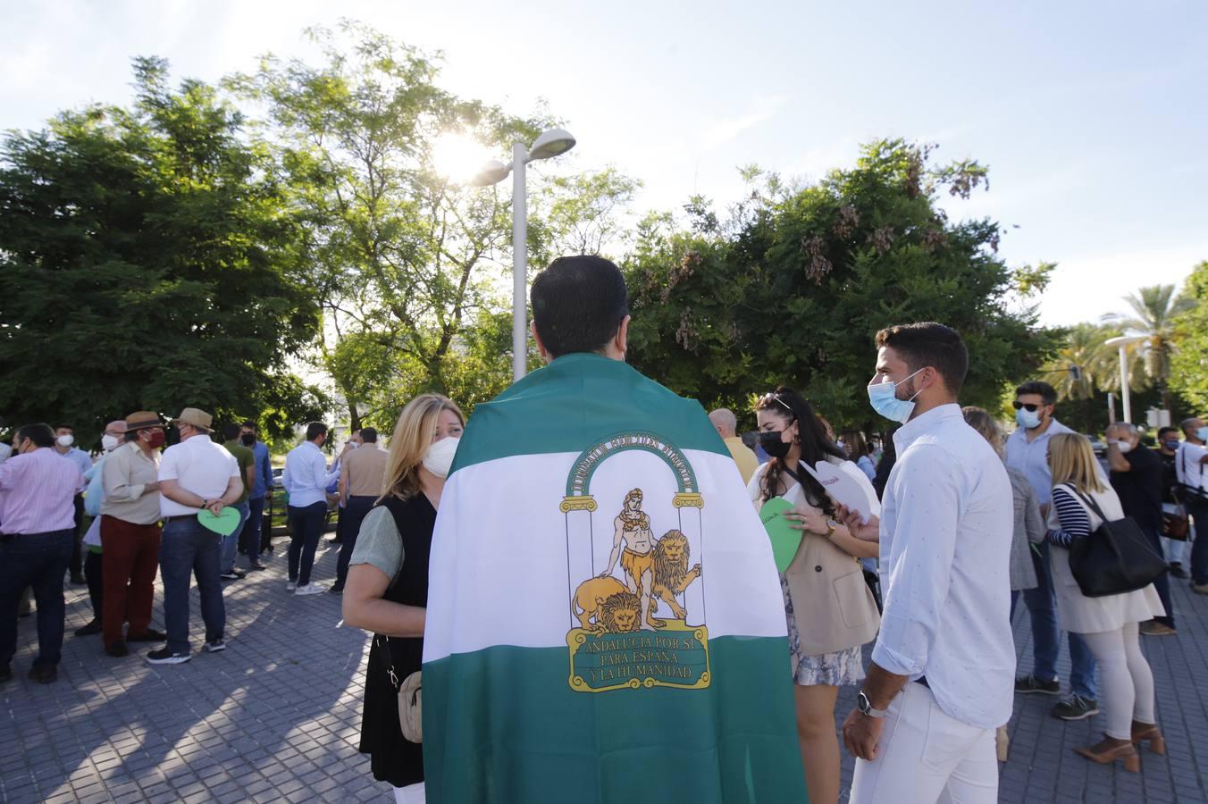 La plataforma de Susana Díaz en Córdoba, en imágenes