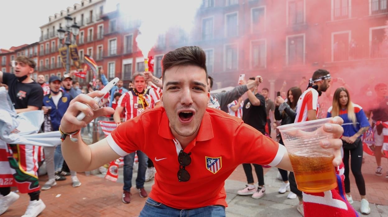 El Atlético gana la Liga: Las imágenes de las horas previas y de la celebración en Valladolid