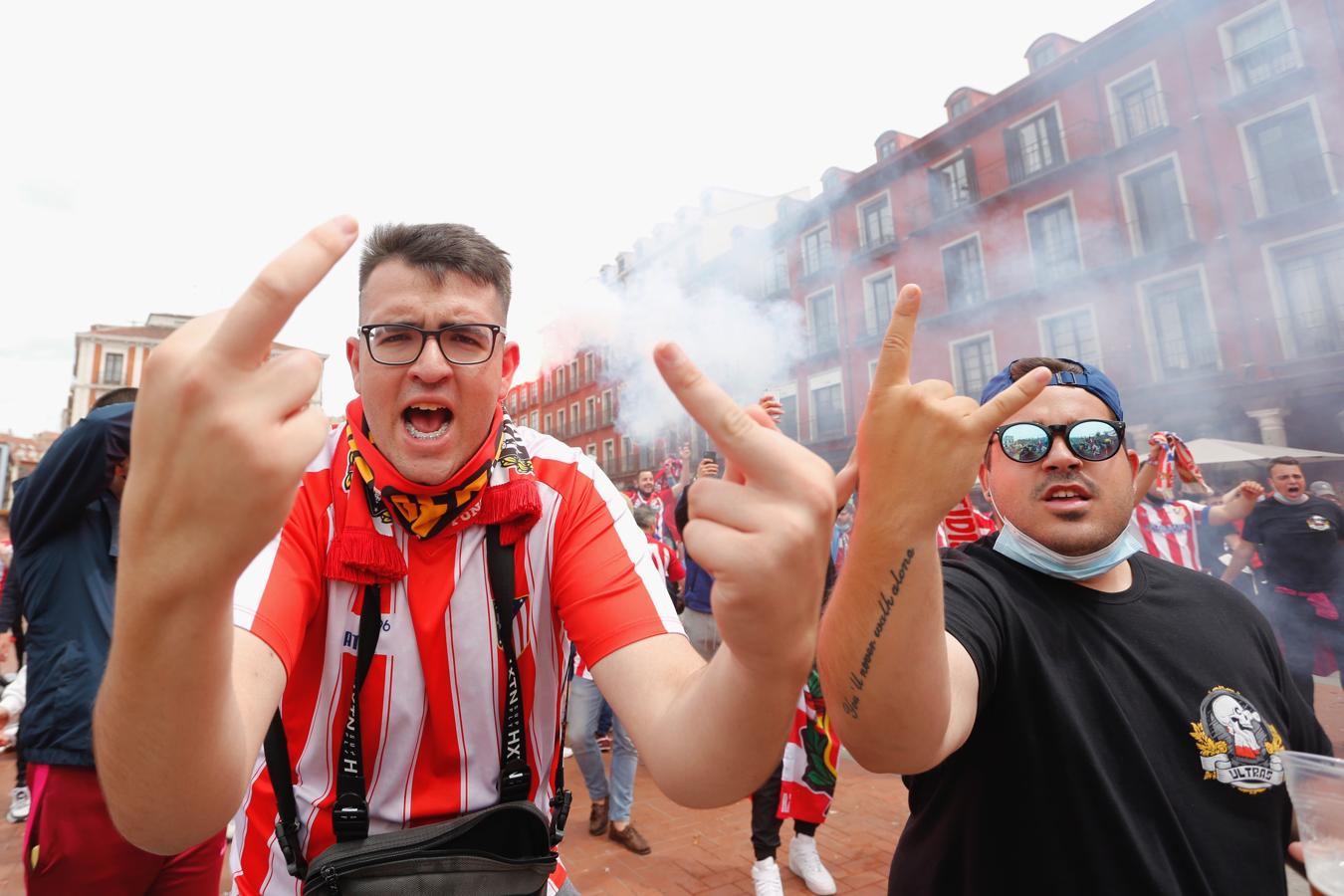 El Atlético gana la Liga: Las imágenes de las horas previas y de la celebración en Valladolid