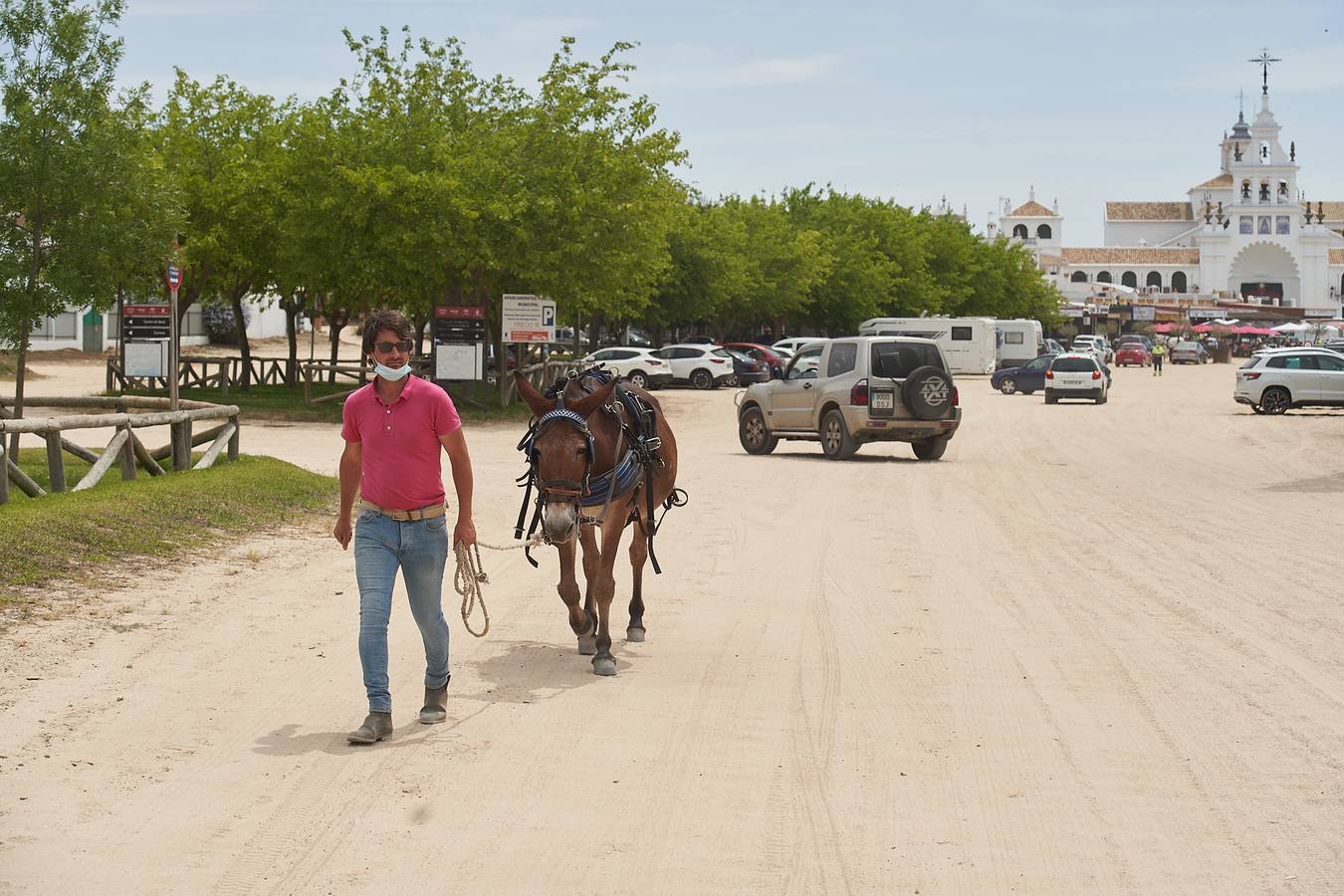 Ambiente de tranquilidad en Almonte y El Rocío