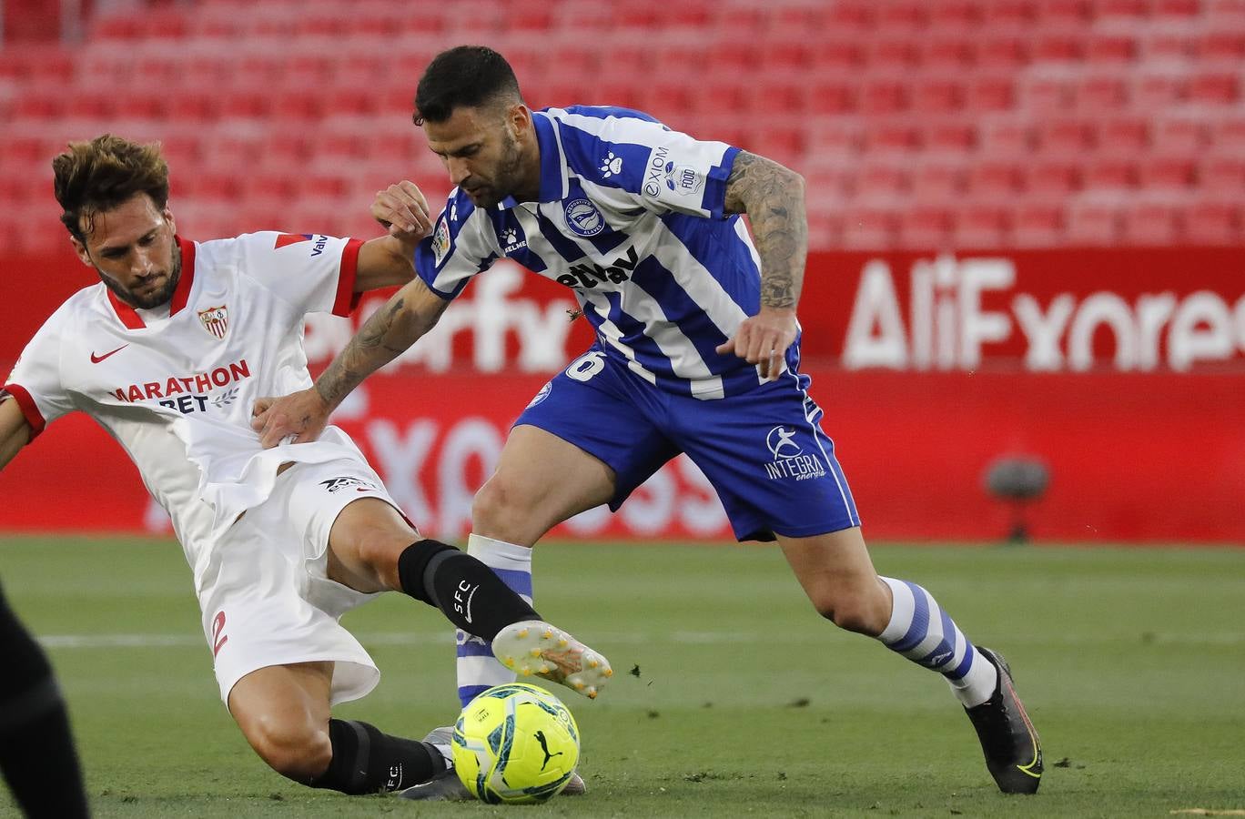 Partido entre el Sevilla FC y el Deportivo Alavés