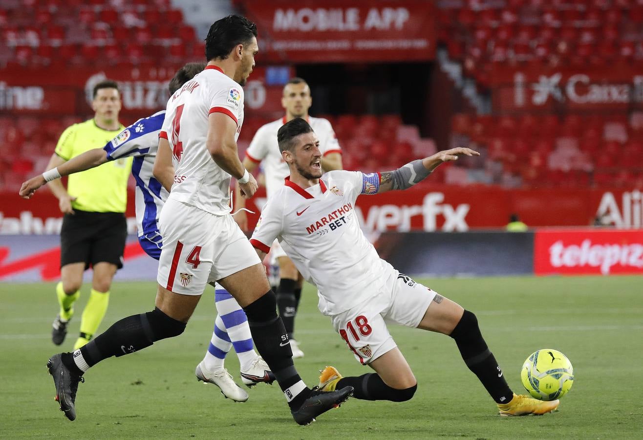 Partido entre el Sevilla FC y el Deportivo Alavés