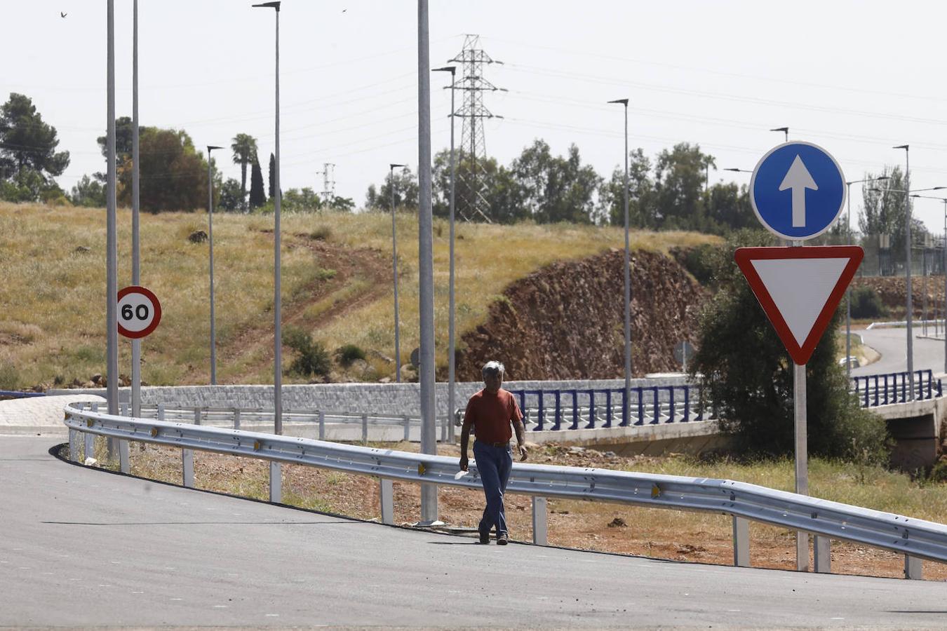 Las últimas obras del tramo municipal de la Ronda Norte de Córdoba, en imágenes