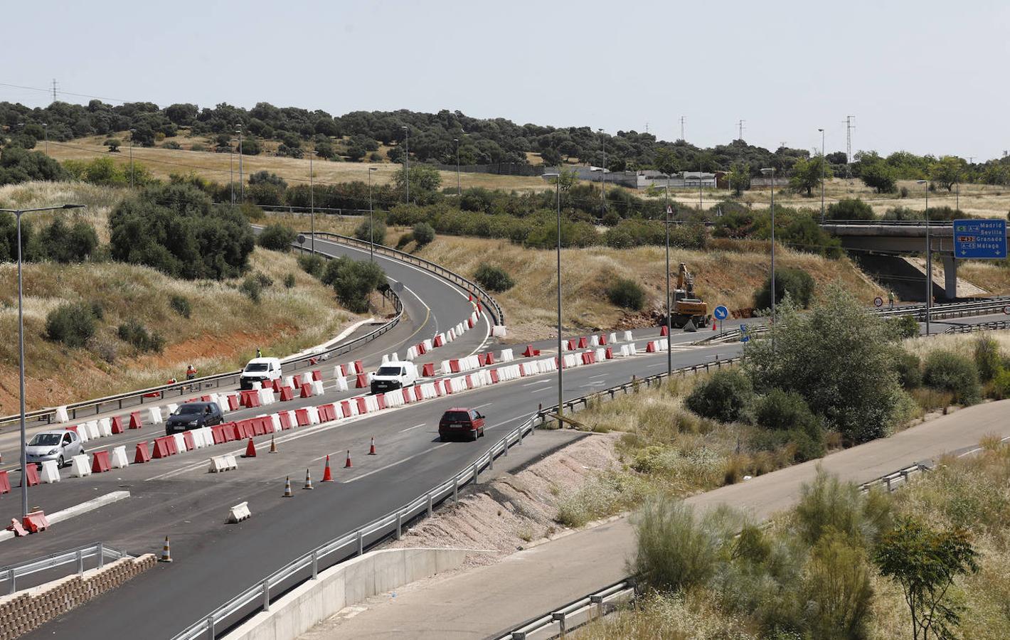 Las últimas obras del tramo municipal de la Ronda Norte de Córdoba, en imágenes