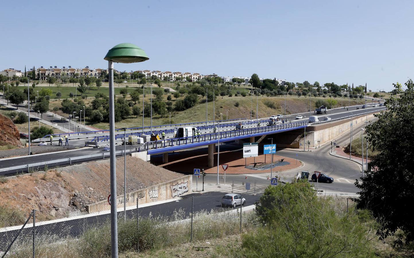 Las últimas obras del tramo municipal de la Ronda Norte de Córdoba, en imágenes