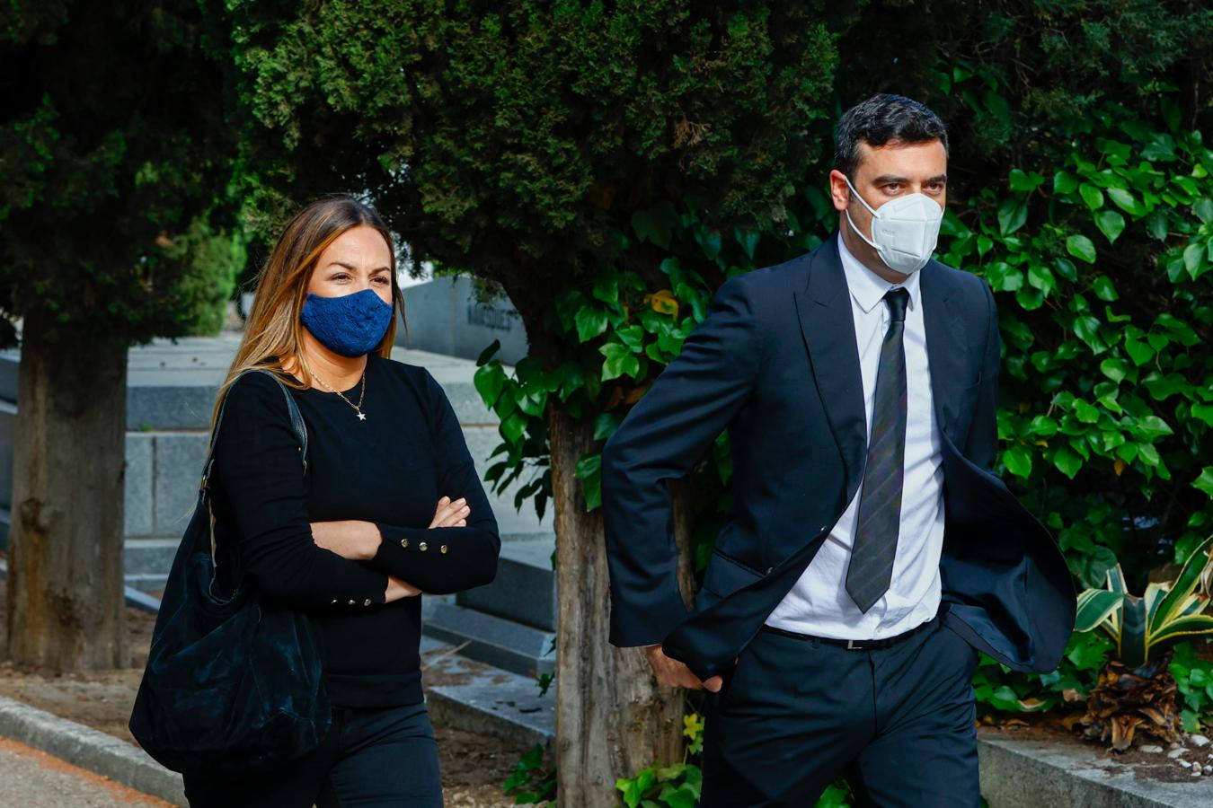 Marc Ostarcevic llegando al cementerio. 