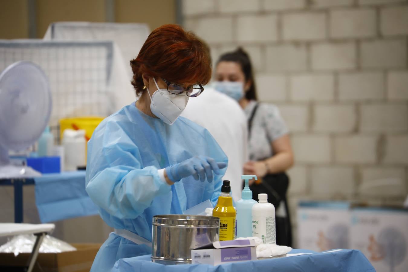 La donación de sangre en el Centro Comercial El Arcángel, en imágenes