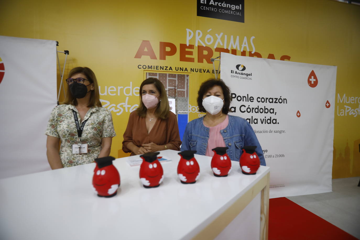 La donación de sangre en el centro comercial El Arcángel de Córdoba, en imágenes