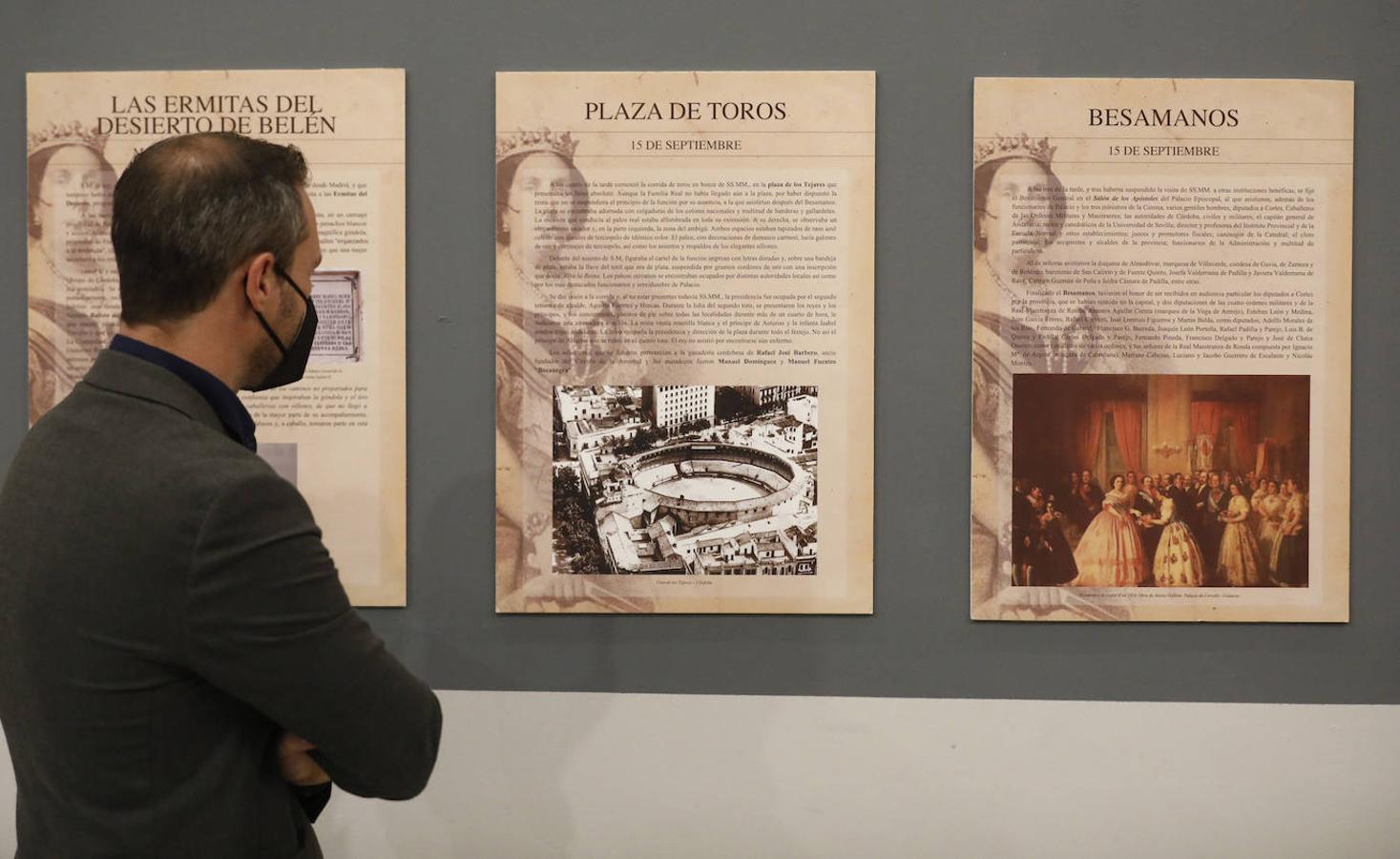 La exposición sobre la visita de Isabel II a Córdoba, en imágenes