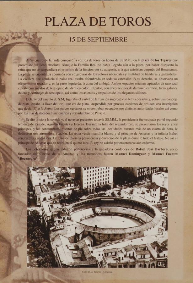 La exposición sobre la visita de Isabel II a Córdoba, en imágenes