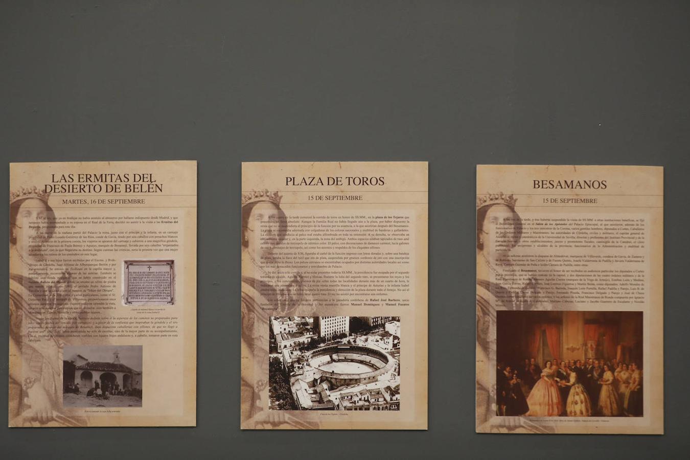 La exposición sobre la visita de Isabel II a Córdoba, en imágenes