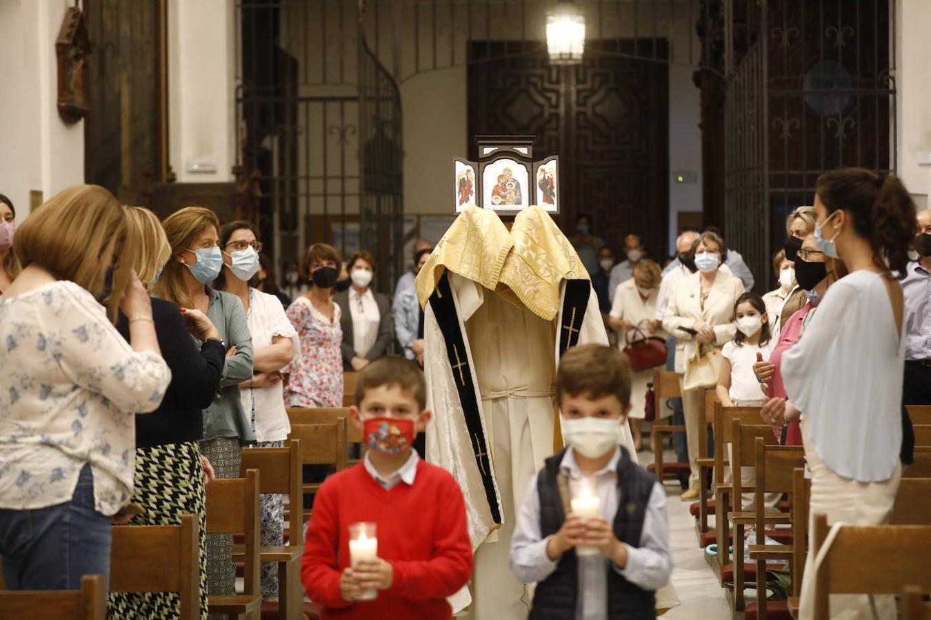 El acto con las reliquias de San Juan Pablo II en Córdoba, en imágenes