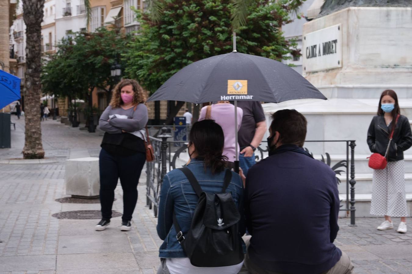 El Tiempo en Cádiz: jornada de lluvia y viento