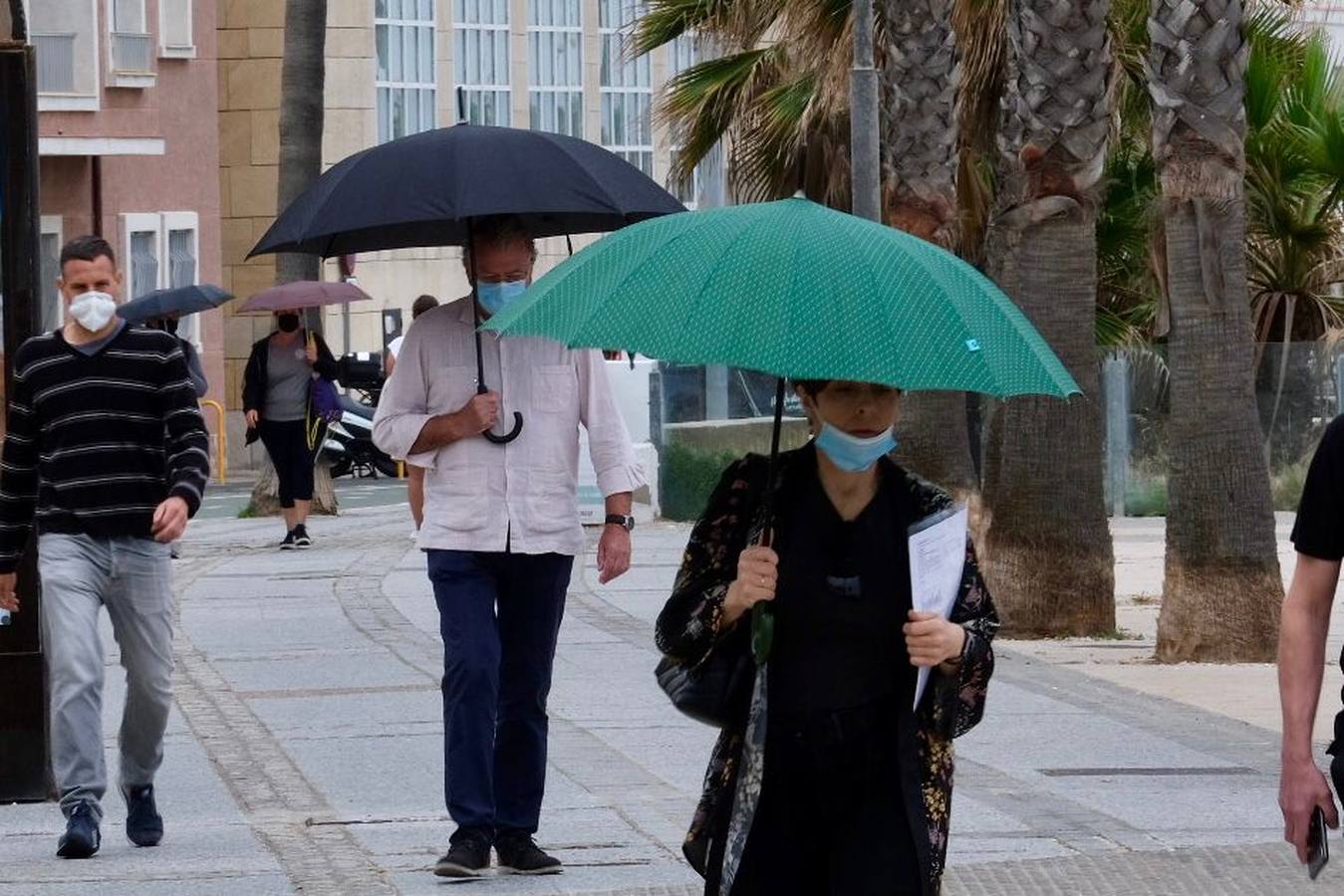 El Tiempo en Cádiz: jornada de lluvia y viento