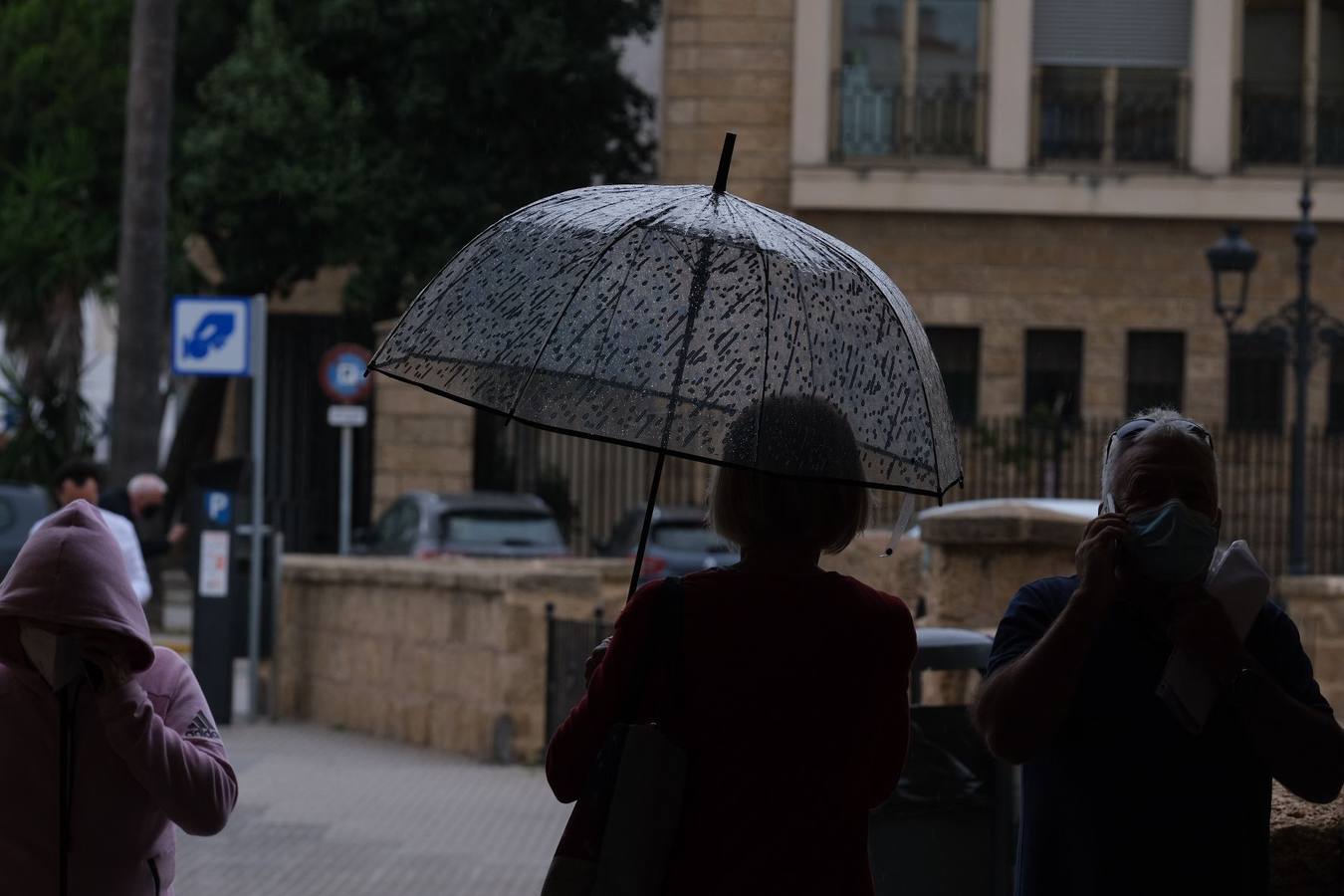 El Tiempo en Cádiz: jornada de lluvia y viento