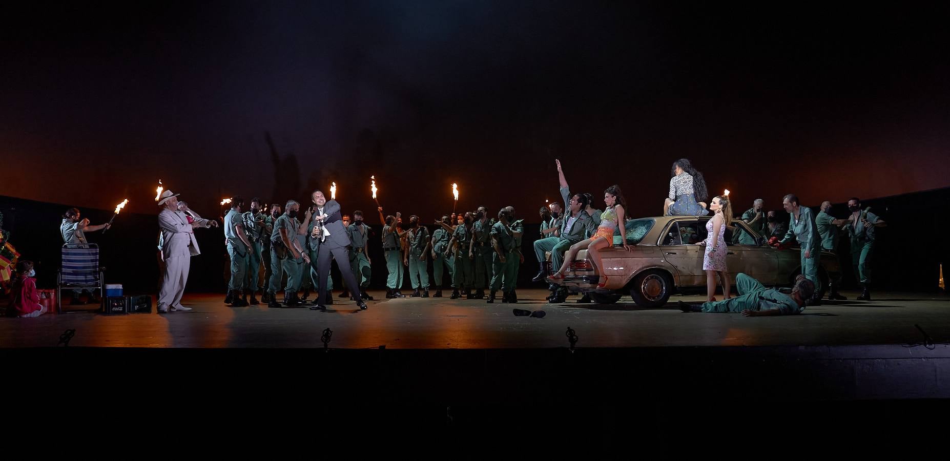 Un momento de la ópera 'Carmen' en el Teatro de la Maestranza