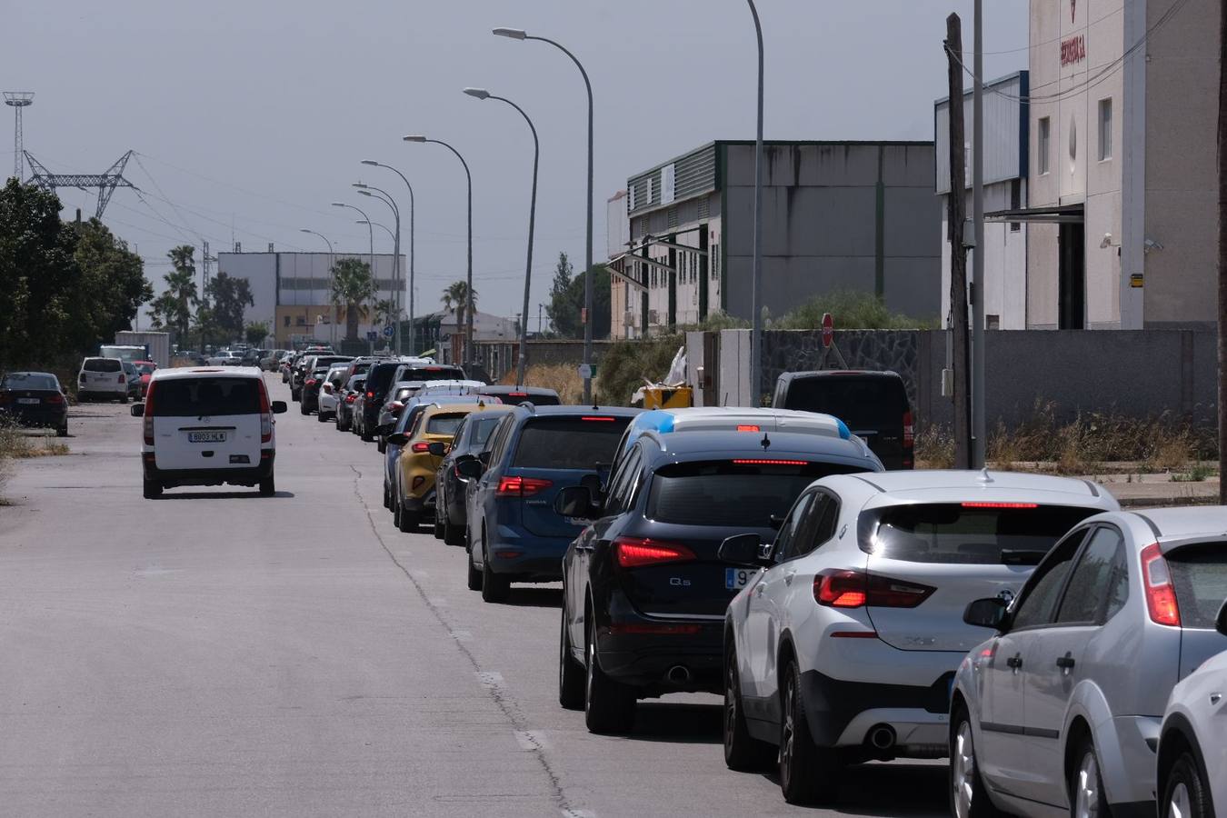 Fotos: colas kilométricas para la vacunación en Navantia