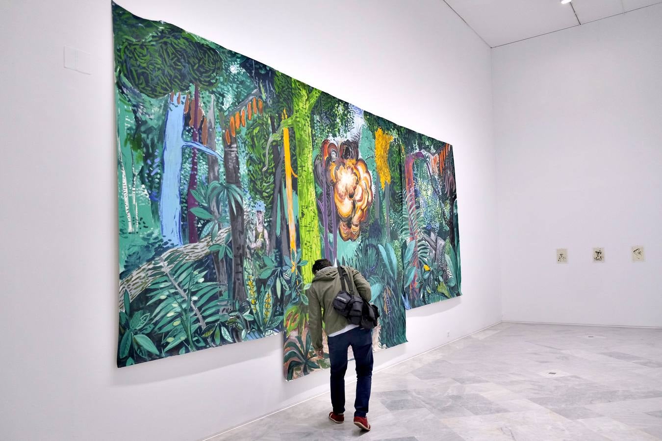 Inauguración de la muestra 'Experimentos con el paisaje' de Abraham Lacalle en el CAAC