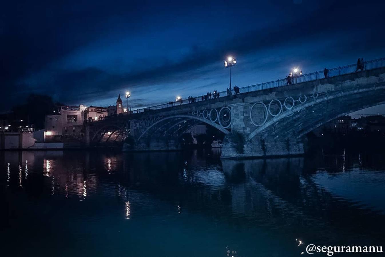 La magia de la Sevilla nocturna, protagonista de las imágenes recibidas en el reto fotográfico de ABC