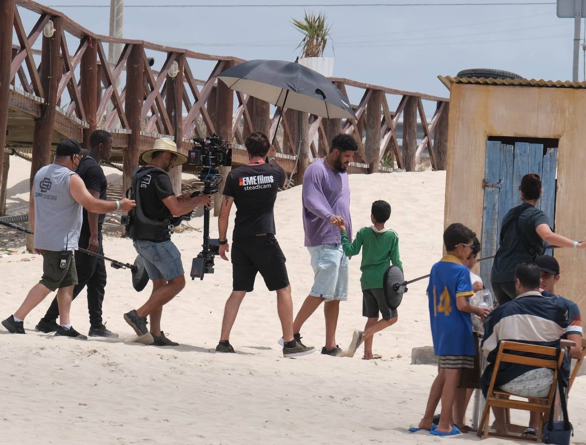 Fotos: Rodaje de &#039;La maniobra de la tortuga&#039; en la playa de Cortadura de Cádiz