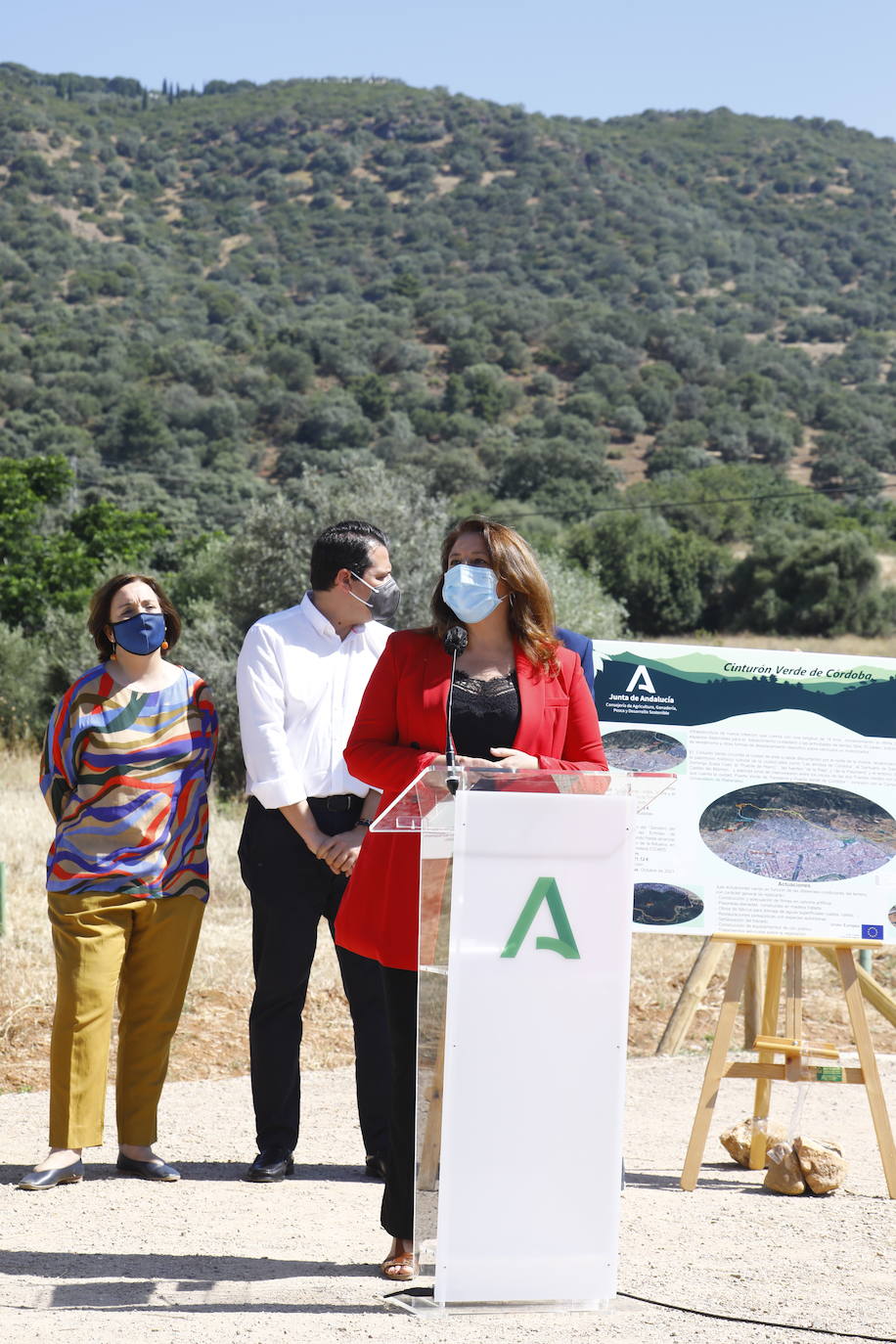 La inauguración de la primera fase del Cinturón Verde de Córdoba, en imágenes