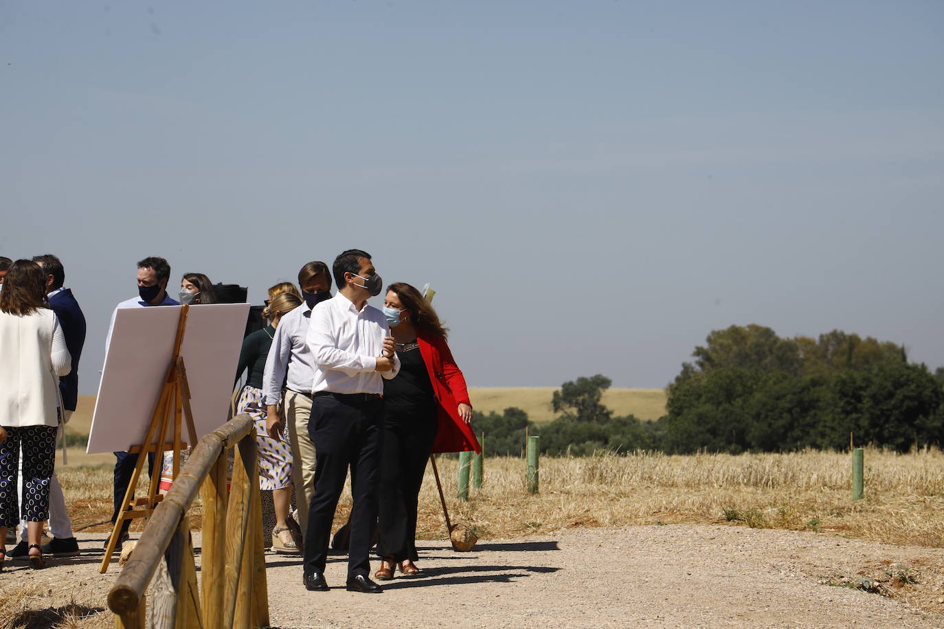 La inauguración de la primera fase del Cinturón Verde de Córdoba, en imágenes