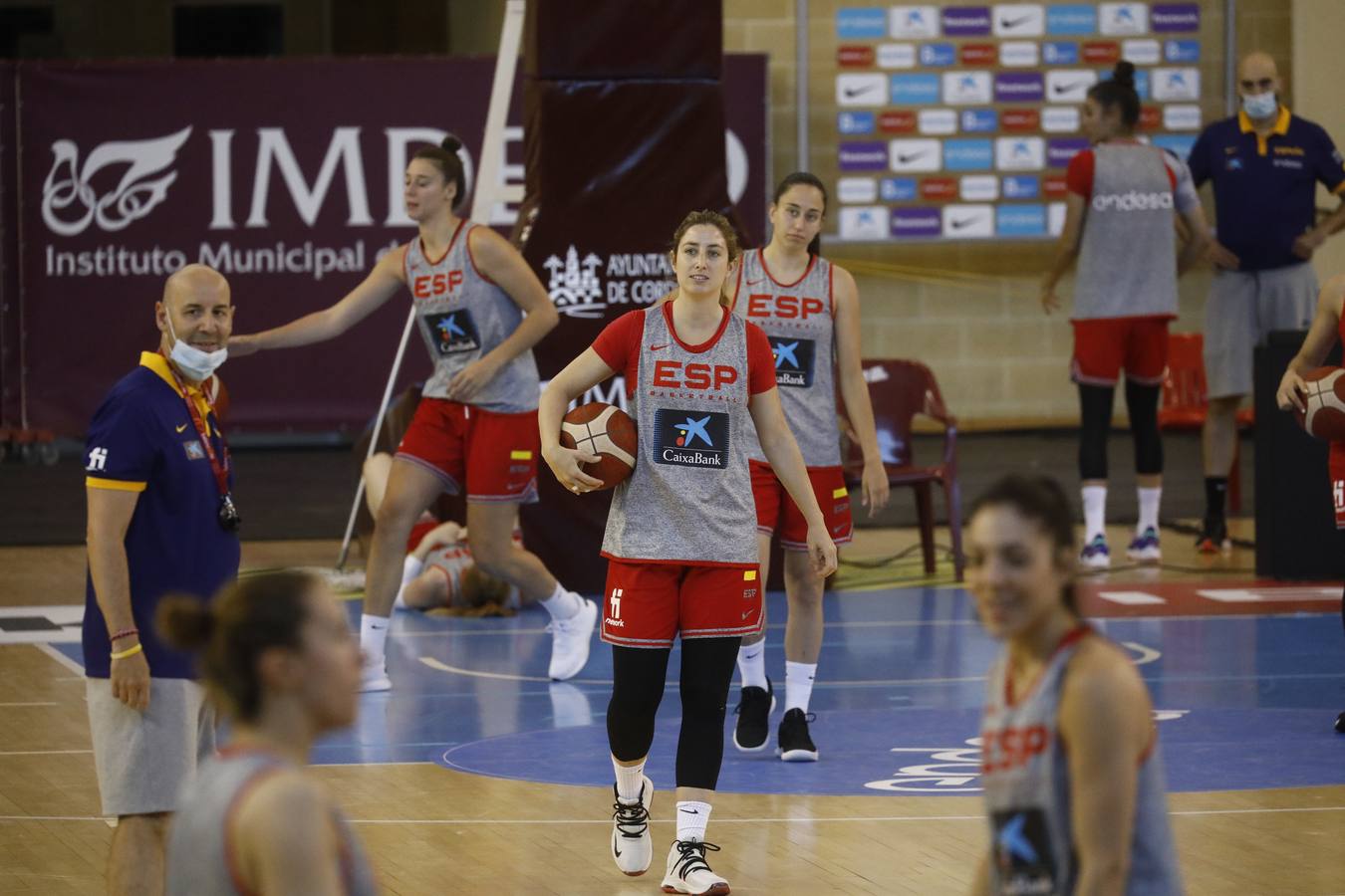 El entrenamiento de España de baloncesto en Córdoba, en imágenes