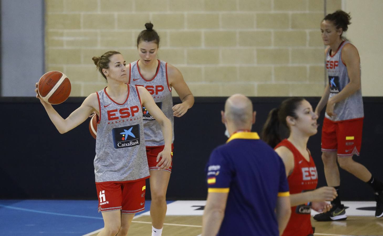 El entrenamiento de España de baloncesto en Córdoba, en imágenes