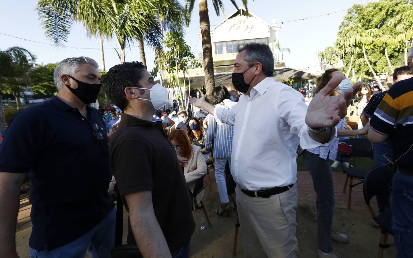 El acto de Juan Espadas en Córdoba, en imágenes