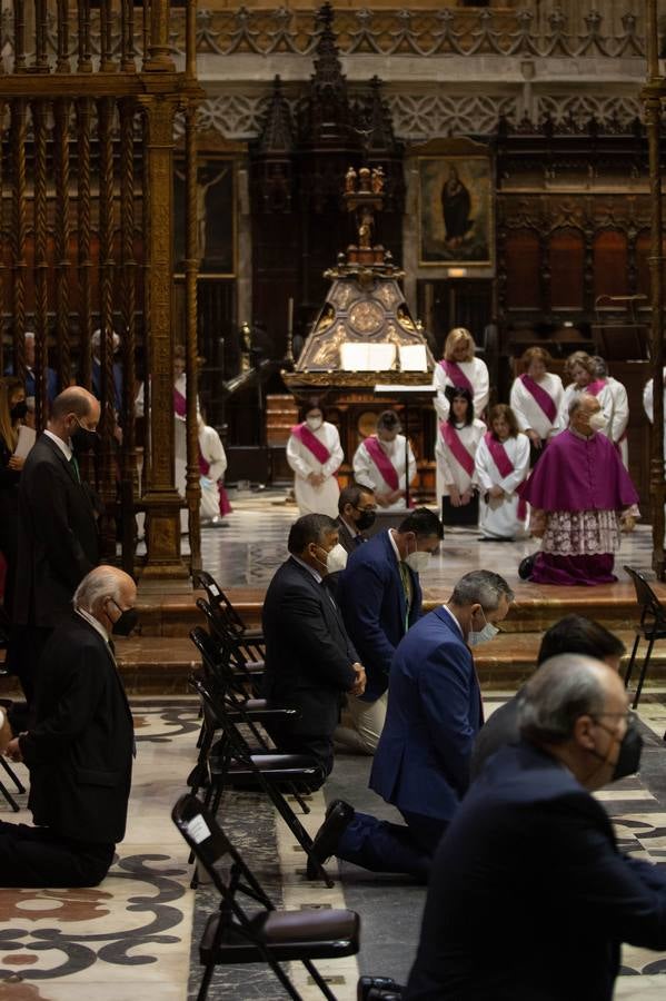 Misa solemne de despedida de monseñor Asenjo en la Catedral de Sevilla