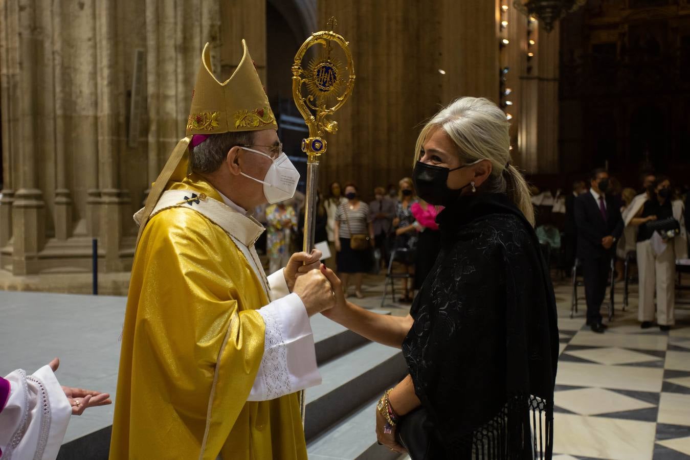 Misa solemne de despedida de monseñor Asenjo en la Catedral de Sevilla