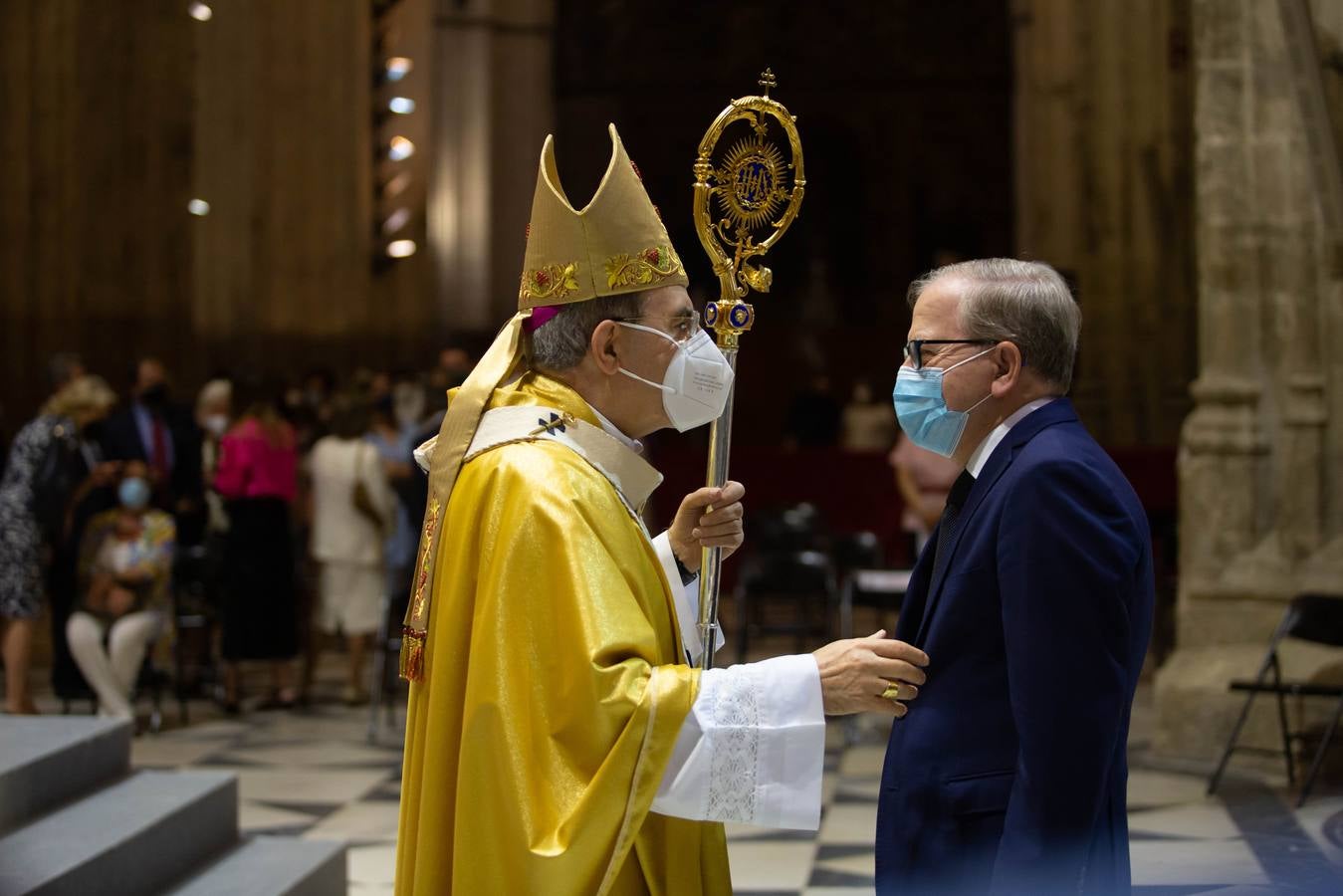 Misa solemne de despedida de monseñor Asenjo en la Catedral de Sevilla