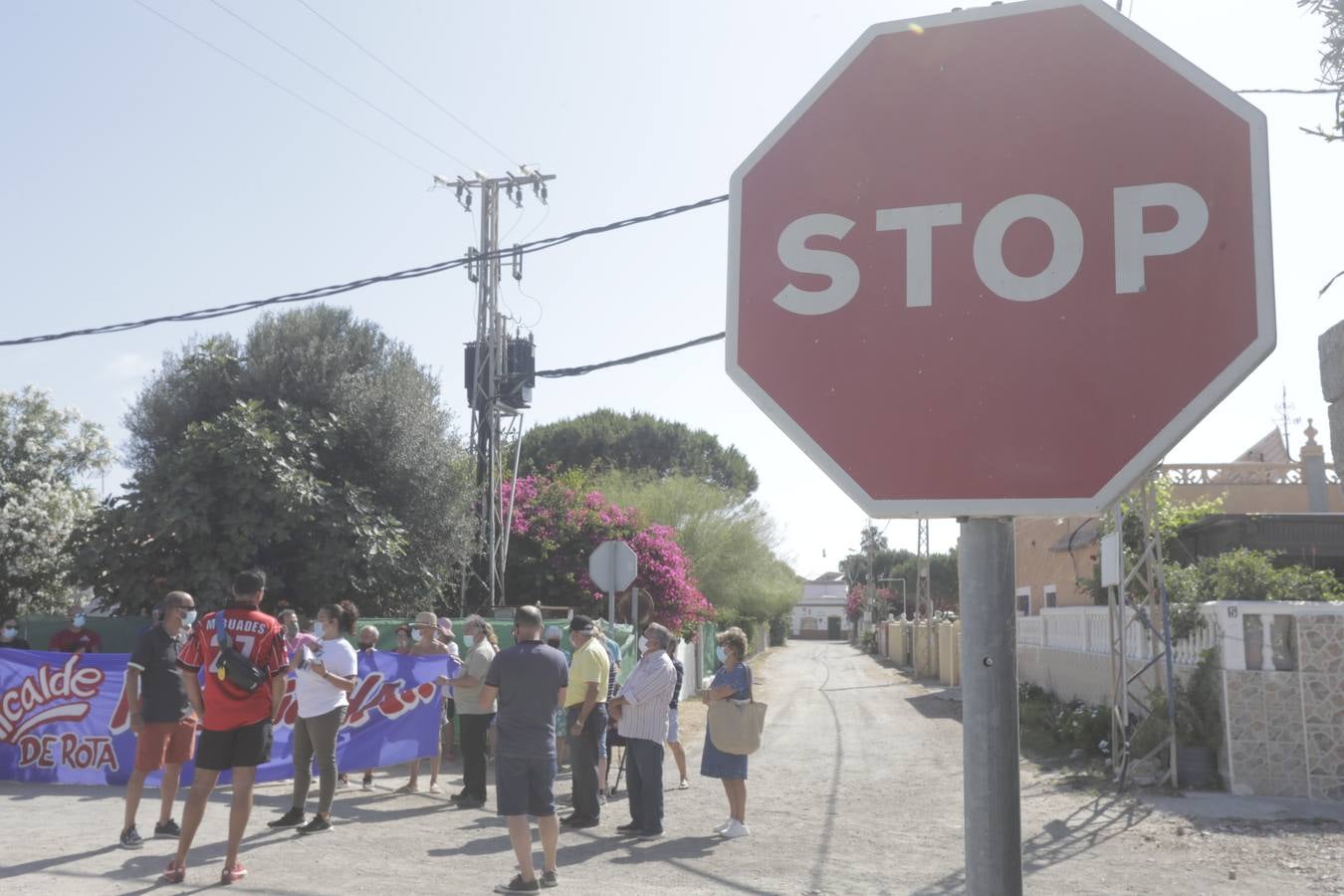 Los vecinos de Aguadulce llegan al límite después de siete meses sin luz