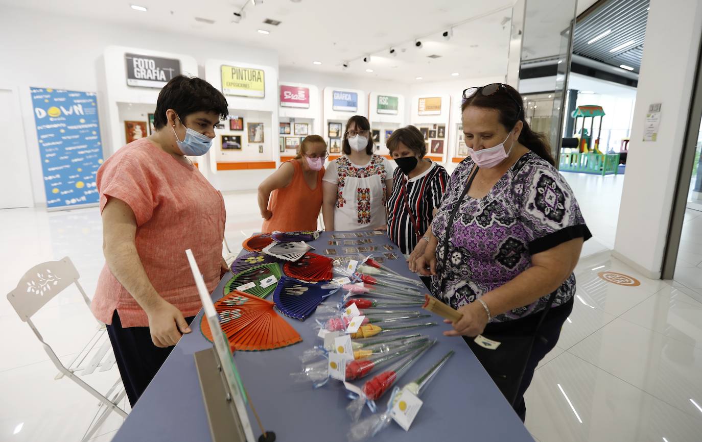 La exposición de Down Córdoba en el centro comercial La Sierra, en imágenes