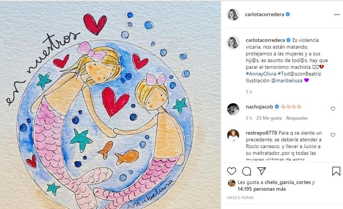 Los famosos rinden homenaje a Anna y Olivia