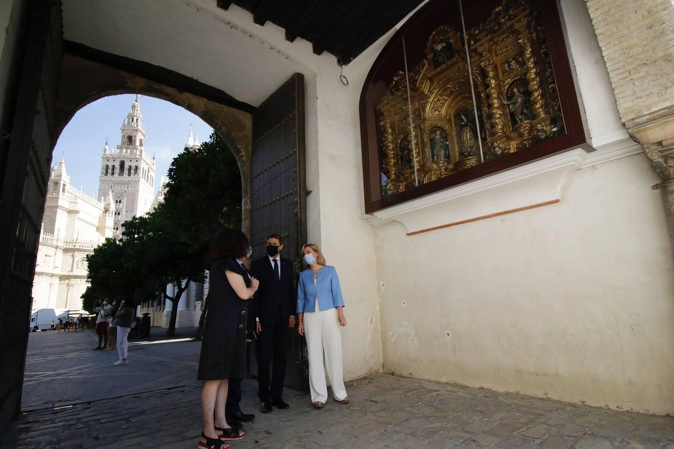 La presidenta de Patrimonio Nacional descubre el Alcázar de Sevilla por primera vez