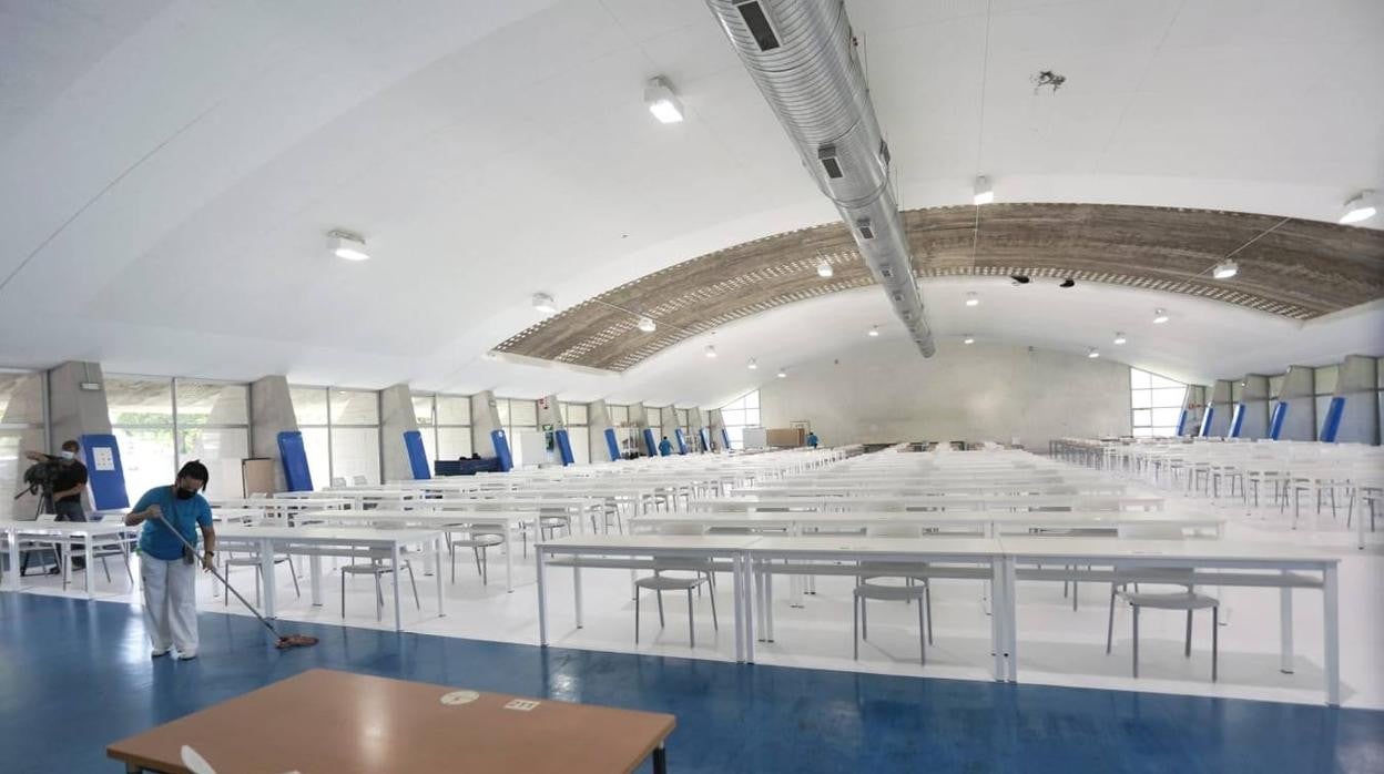 Selectividad 2021 en Sevilla: así se prepara la UPO para recibir a los estudiantes