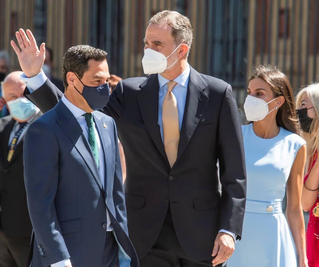 En imágenes, la entrega de la Medalla de Honor de Andalucía al Rey Felipe VI en Sevilla