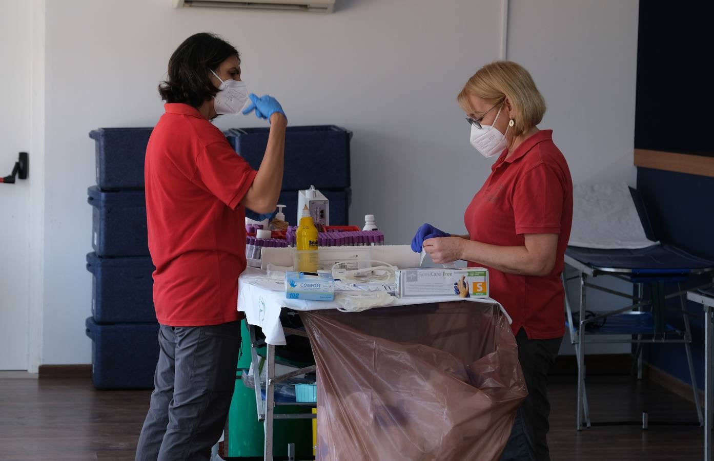 Fotos: Donación de sangre en el Estadio Carranza