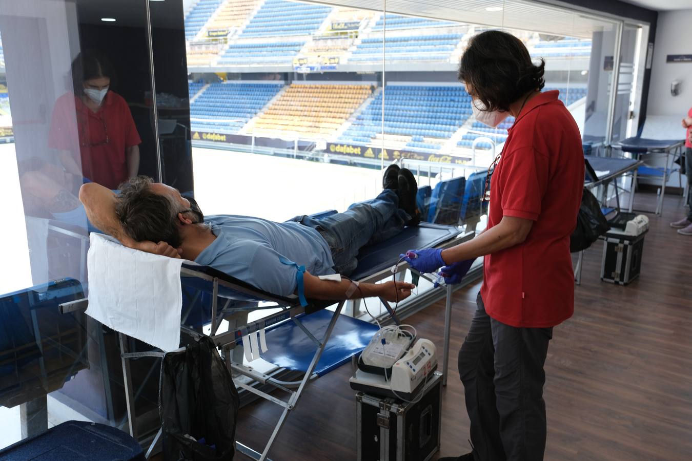 Fotos: Donación de sangre en el Estadio Carranza