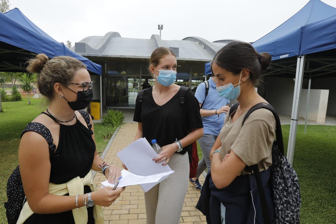 Selectividad 2021 Sevilla: las medidas anticovid marcan el primer día de exámenes en la UPO