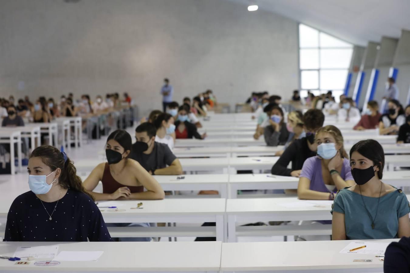 Selectividad 2021 Sevilla: las medidas anticovid marcan el primer día de exámenes en la UPO