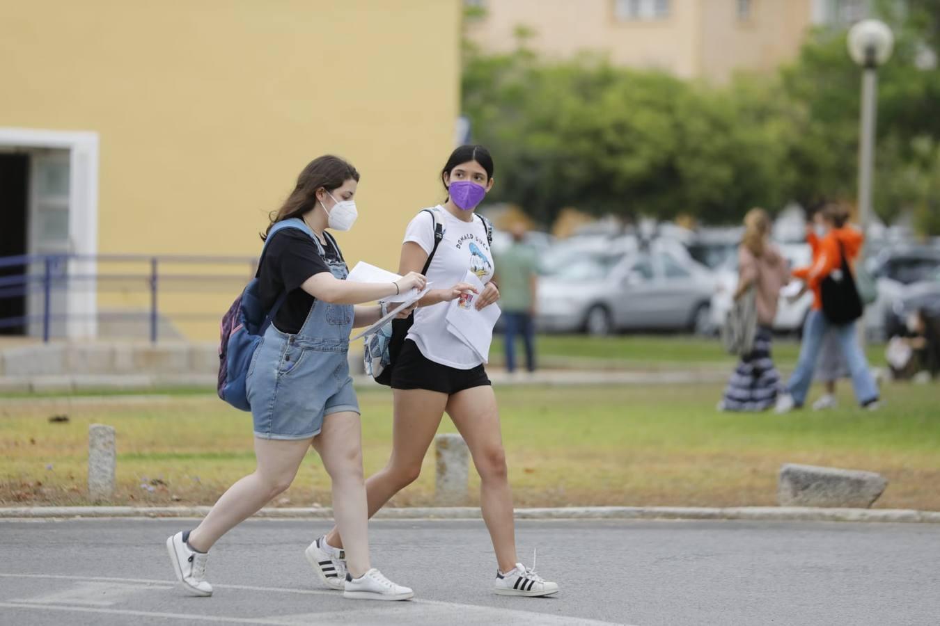 Selectividad 2021 Sevilla: las medidas anticovid marcan el primer día de exámenes en la UPO