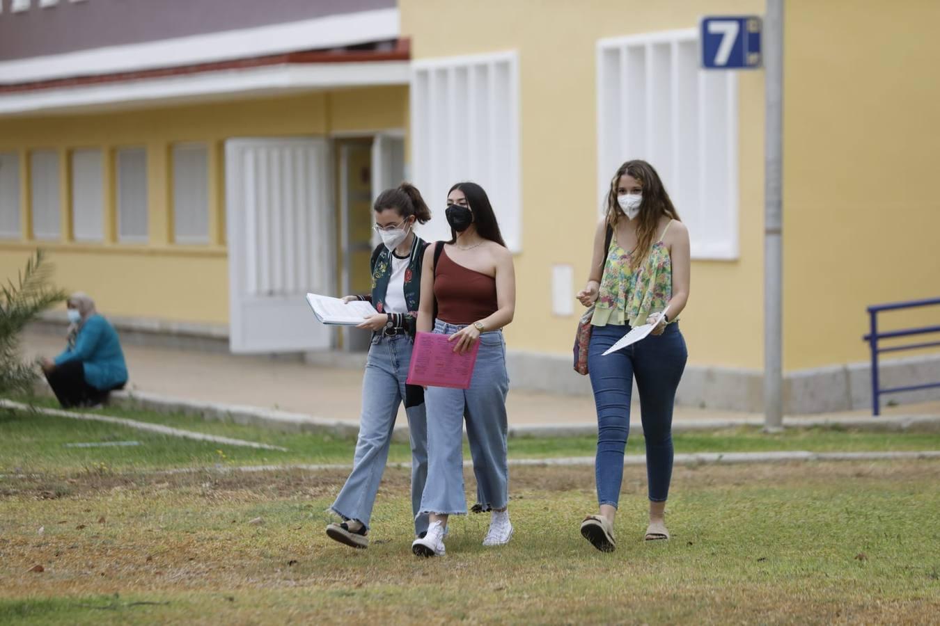 Selectividad 2021 Sevilla: las medidas anticovid marcan el primer día de exámenes en la UPO