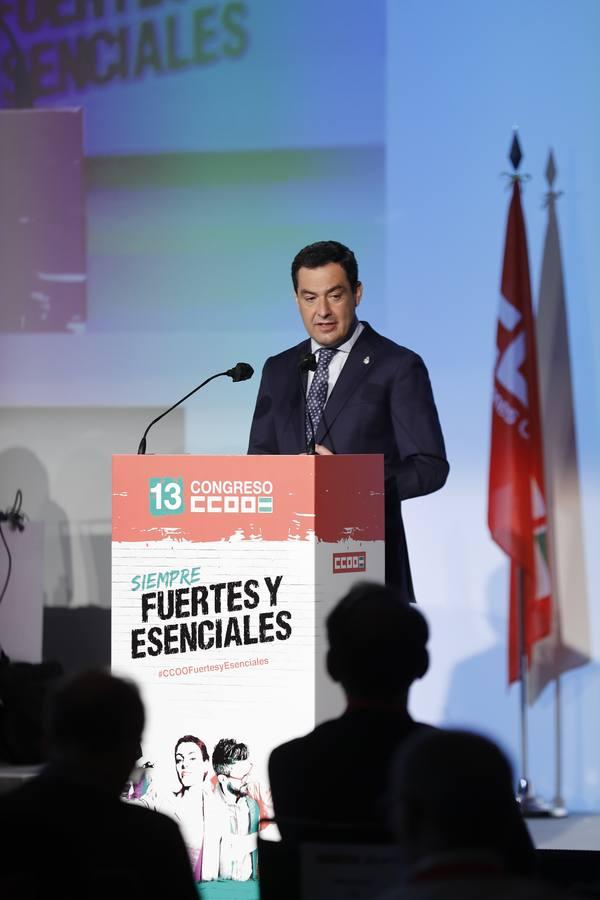 En imágenes, el congreso regional del sindicato CCOO en Sevilla