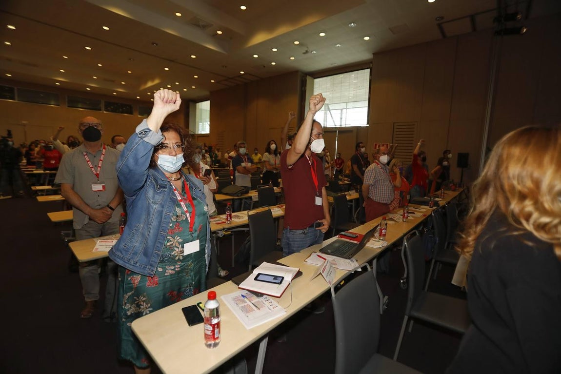 En imágenes, el congreso regional del sindicato CCOO en Sevilla