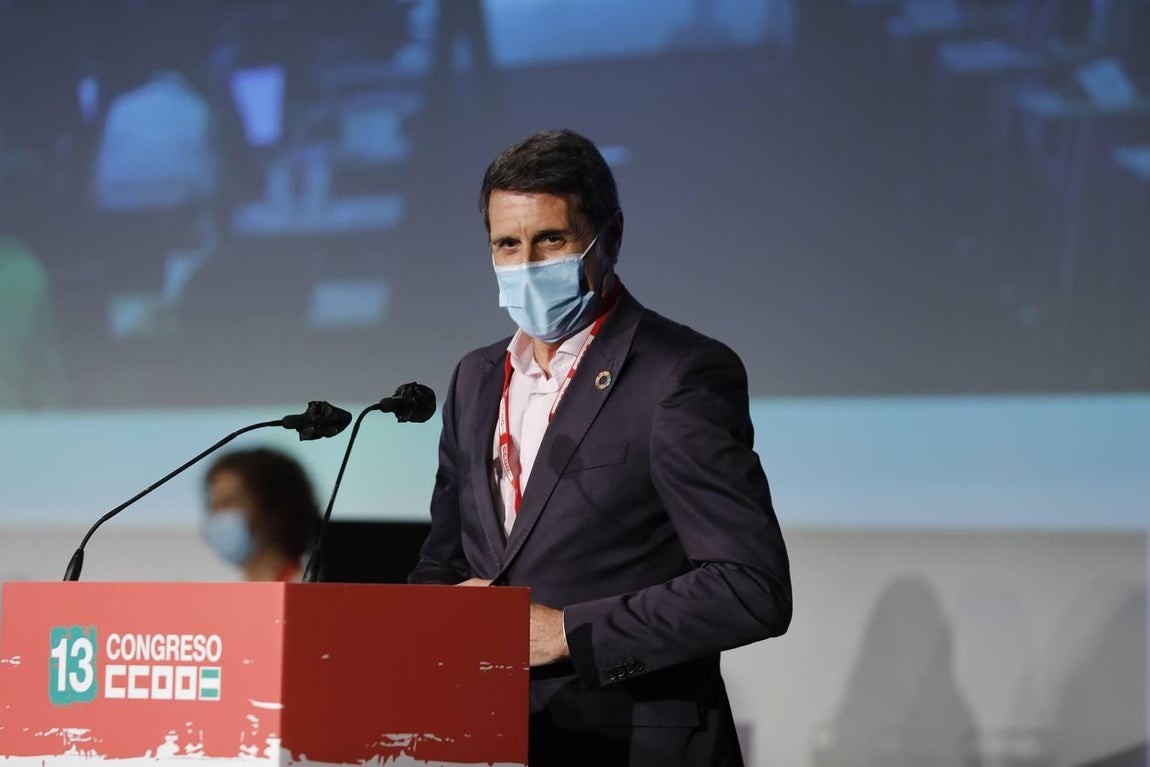 En imágenes, el congreso regional del sindicato CCOO en Sevilla