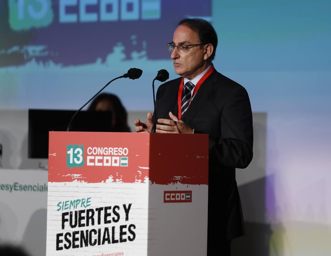 En imágenes, el congreso regional del sindicato CCOO en Sevilla