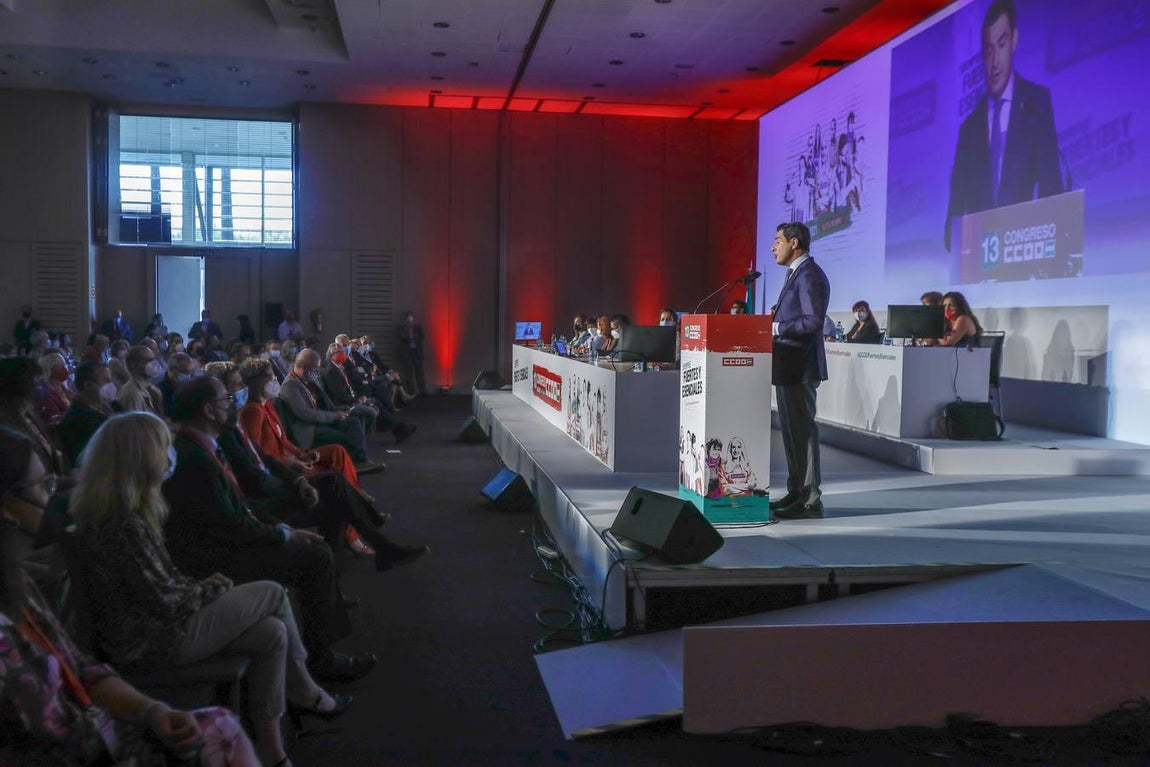 En imágenes, el congreso regional del sindicato CCOO en Sevilla