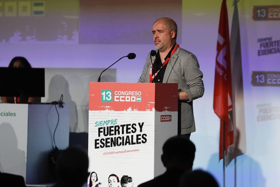 En imágenes, el congreso regional del sindicato CCOO en Sevilla